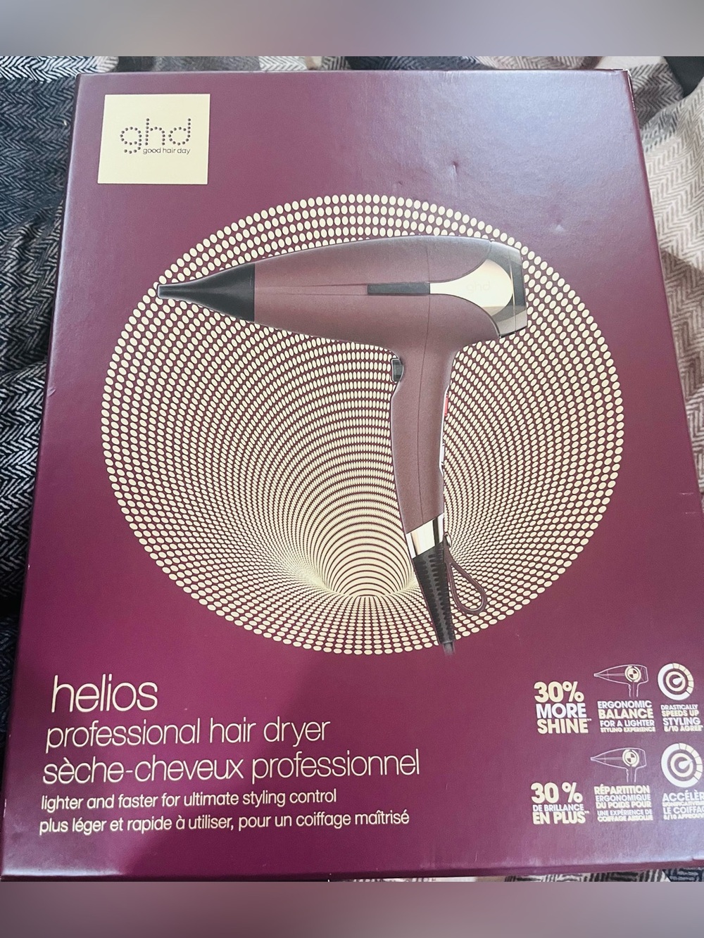 GHD HELIOS™ 1875W ADVANCED PROFESSIONAL HAIR DRYER IN PLUM